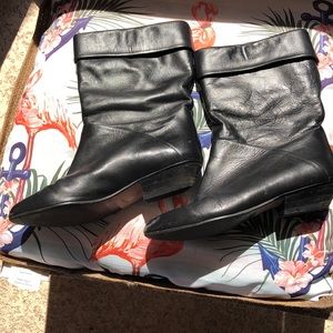 🇪🇸 Vaneli leather low heel boots made in Spain